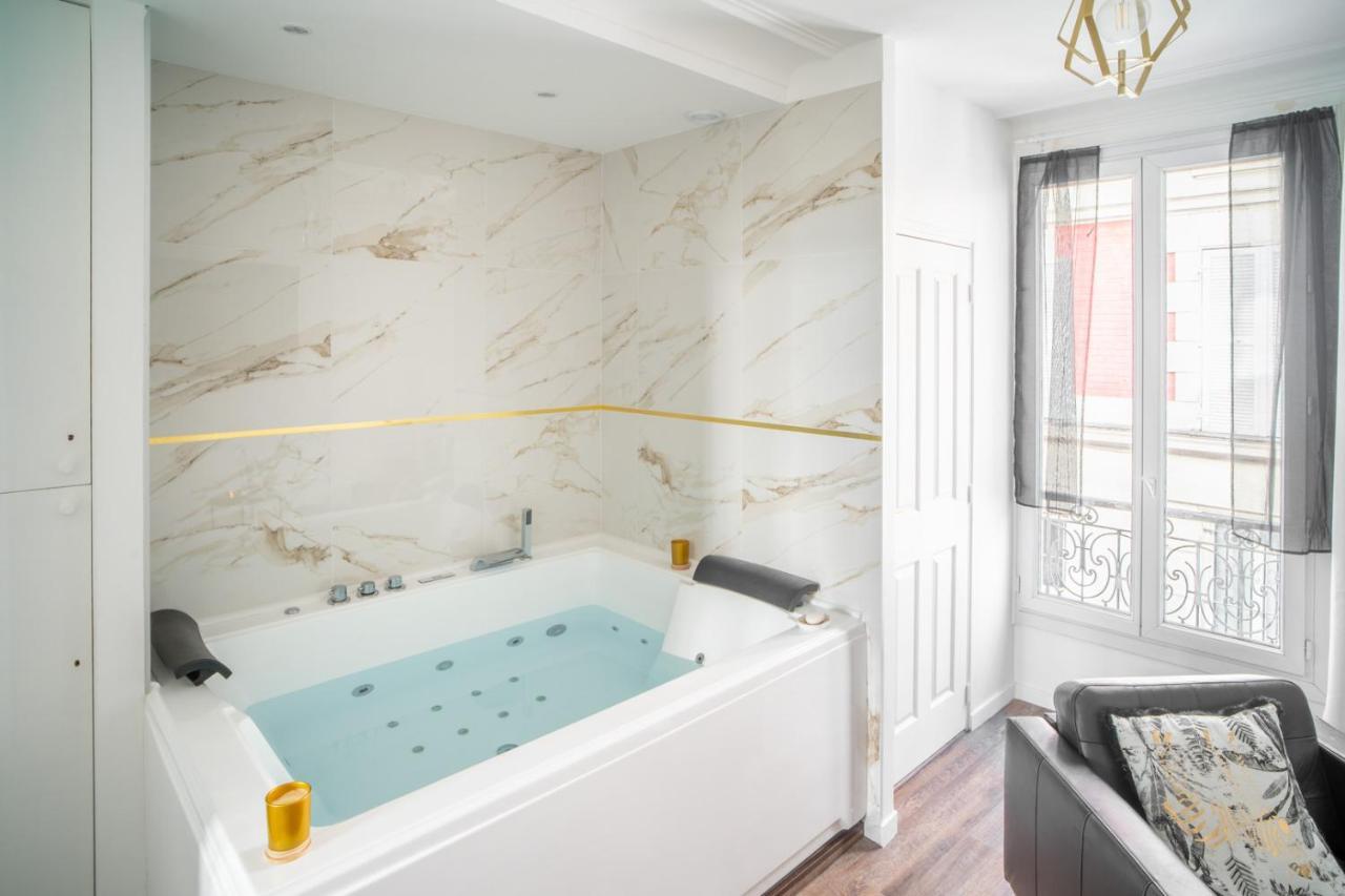 לוולואה פרה Suite L'Eclipse Paris, Logement Avec Jacuzzi, A 10 Minutes Des Champs Elysees מראה חיצוני תמונה