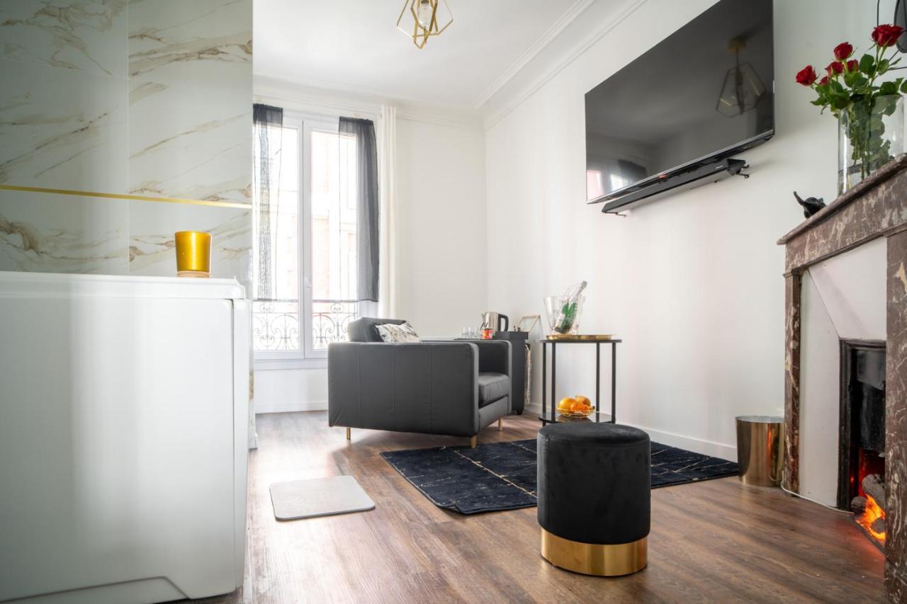 לוולואה פרה Suite L'Eclipse Paris, Logement Avec Jacuzzi, A 10 Minutes Des Champs Elysees מראה חיצוני תמונה